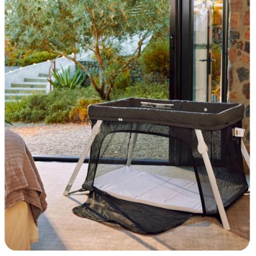 The Guava Family Lotus Travel Crib, Play Yard, and Bassinet