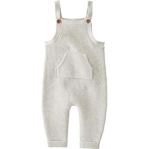 little planet by carter's unisex-baby Organic Cotton Sweater Knit Overalls