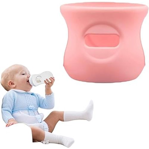 Silicone Sleeves for Avent Glass Bottles,for Avent Glass Bottle Sleeve,Anti Breakage Baby Bottle Holder,Shatter Proof Natural Silicone Bottle Sleeve for Avent Glass Baby Bottles (Pink 120ML)