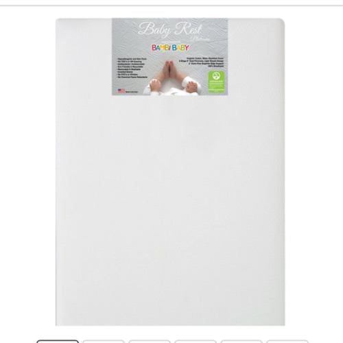 BabyRest Platinum 6" Foam Crib Mattress