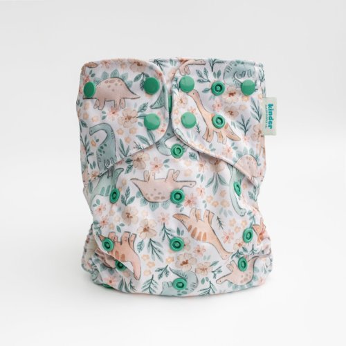 Delicate Dinos | One-Size Pocket Cloth Diaper | Kinder – Kinder Cloth Diaper Co.