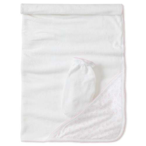 Pink Ele-Fun Towel with Mitt