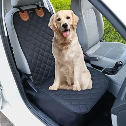 Paw Jamboree Car Front Seat Covers for Dogs Scratch-Proof Pet Car Seat Cover Front Seat Non-Slip Car Seat Protector for Dogs Car Seat Cover Bucket Seat Cover for Dog Trucks, Cars & SUVs