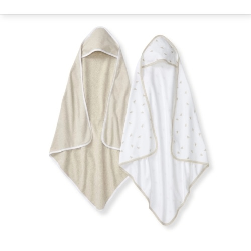 Golden Bee Organic Knit Terry Towels Set of 2