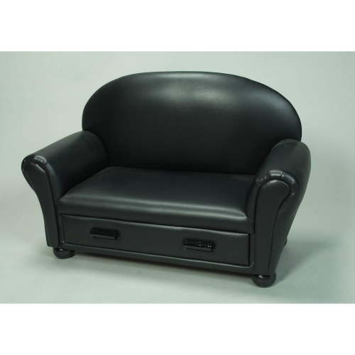 Chaise Lounge with Storage Drawer - Upholstered Recliner for Living Room, Bedroom - Modern Design