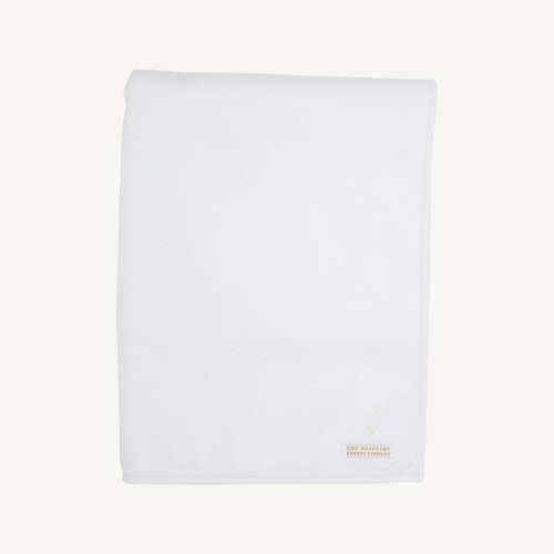 Silent Night Throw (Pima Jacquard) - Worth Avenue White