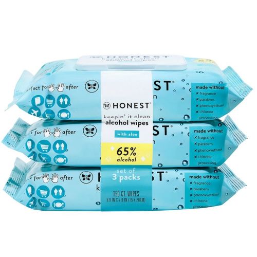 The Honest Company Alcohol Hand Sanitizing Wipes