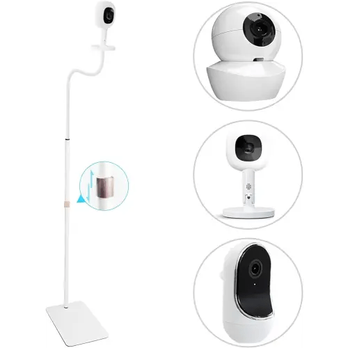 Amazon.com: 67" Adjustable Height Baby Monitor Floor Stand Holder for Nanit Pro Smart Baby Monitor & Flex Stand,Owlet Cam/Cam 2 /Owlet Duo 2 , Babysense HD S2/43 Monitor,Also Cameras with 1/4 thread connection : Baby