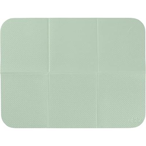 Ubbi On-The-Go Diaper Changing Baby Mat, Soft and Comfortable Diaper Bag Accessory Must Have for Newborns, Easy to Clean, Portable Folding Pad, Baby Traveling Accessories, Sage Green