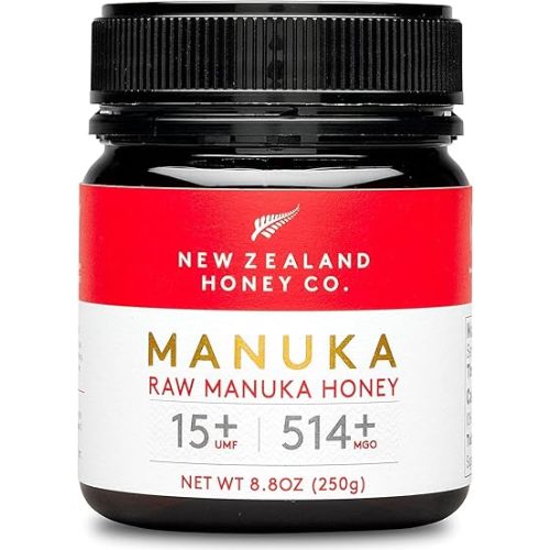 New Zealand Honey Co. Raw Manuka Honey UMF 15+ | MGO 514+, UMF Certified / 8.8oz