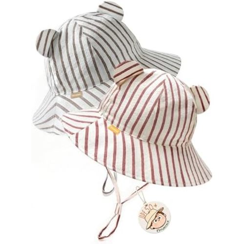 FURTALK Baby Sun Hat Infant Toddler Hat UPF 50+ Bucket Hat for Baby Boys Girls Beach Hat with Wide Brim