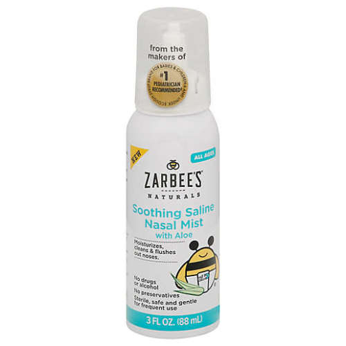 Zarbee's® 3 oz. Soothing Saline Nasal Mist with AloeZarbee's® 3 oz. Soothing Saline Nasal Mist with Aloe