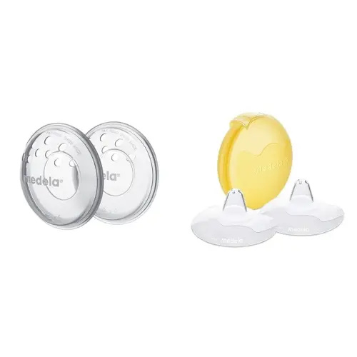 Medela SoftShells Breast Shells for Sore Nipples for Pumping or Breastfeeding & Contact Nipple Shield for Breastfeeding
