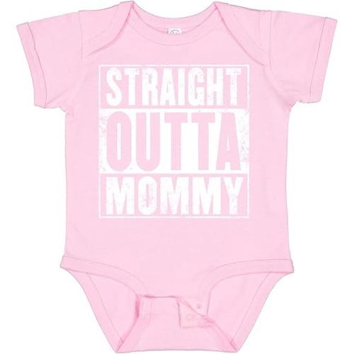 inktastic Straight Outta Mommy Funny Baby Bodysuit
