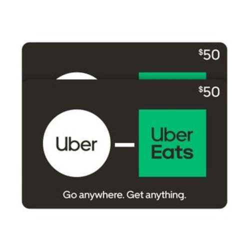 Uber - Two $50 eGift Cards | Costco