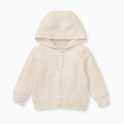 Burt's Bees Baby Organic Cotton Quilted Jacket - Oat, 0-3 M