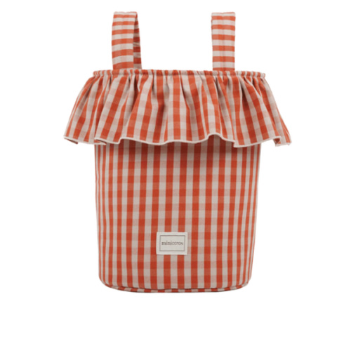 Basket Vichy - Rose + Red · Minicoton