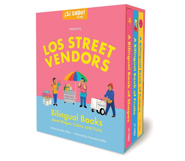 Los Street Vendors: Bilingual Book Set about Shapes, Colors, and Fruits (Si Sabo Kids)