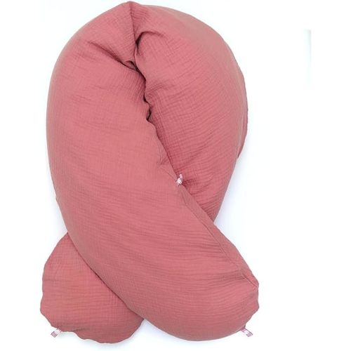 Theraline BODY POSITIONER Nursing Pillow - Blausberg Baby Musselin, Practical, Soft, Baby & Toddler Support, Maternity, Nursing, Head, Side-sleeper