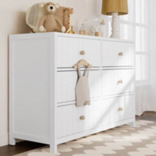Teddi 6 Drawer Double Dresser By Graco| Wayfair