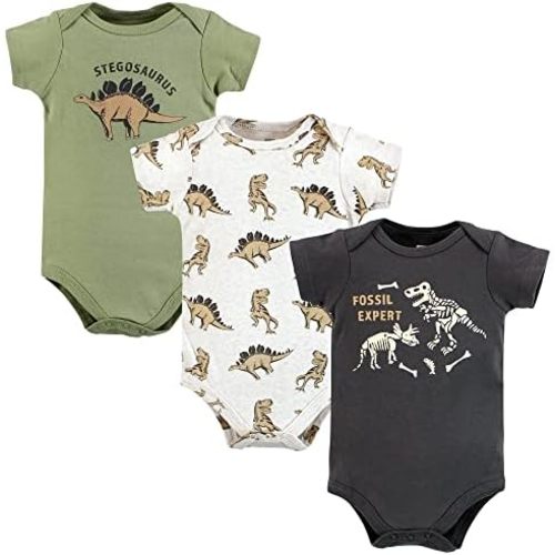 Hudson Baby Baby Boys Cotton Bodysuits 3-pack