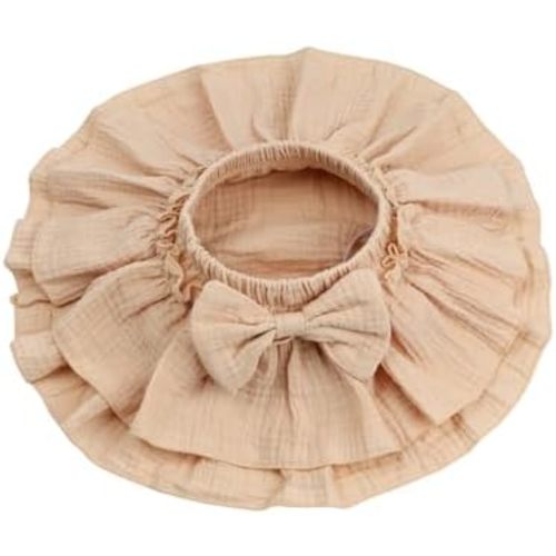 HOOLCHEAN Baby Girls Soft Cotton Gauze Ruffle Mini Skirt with Shorts