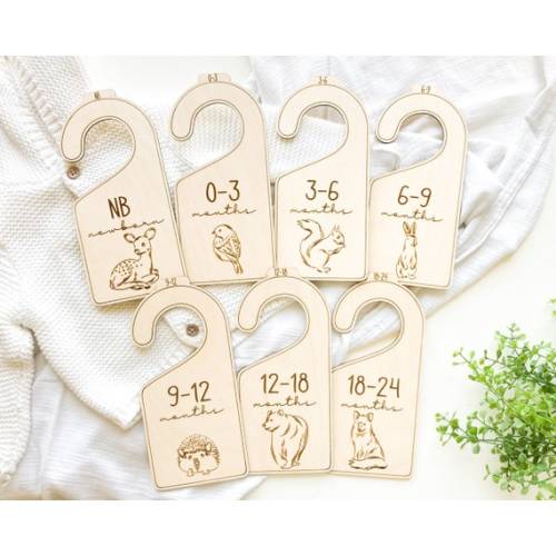 Woodland Animals Baby Closet Dividers Baby Shower Gift - Etsy