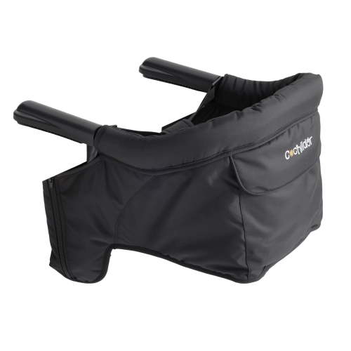 Cochildor Hook on High Chair, Portable/Foldable Clip-On Fast Table Chair for Infants Up To 36 Months, Black