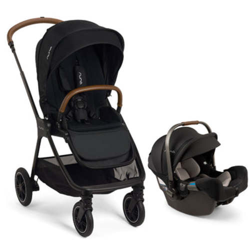 TRIV Next Stroller + PIPA Series Travel System - Caviar / PIPA rx / Caviar