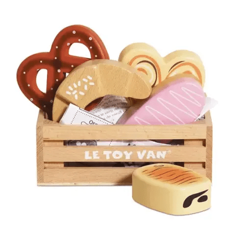 Brands We Love Bakery & Patisserie Wooden Market Crate - 6 Piece by Janie and Jack