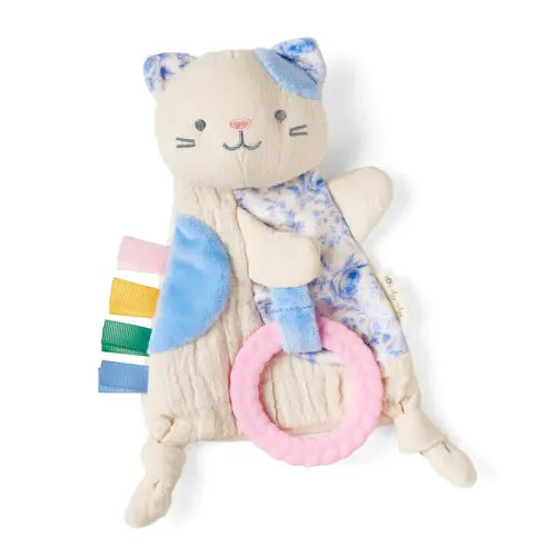 Bitzy Crinkle™ Sensory Crinkle Toy with Teether - Kitty