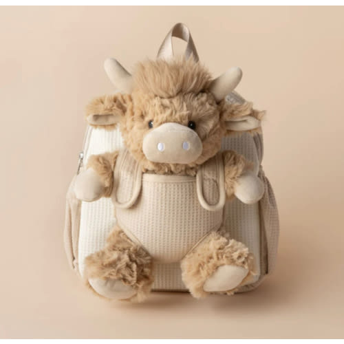 Moonkie Hug & Go™ Logan the Highland Cow