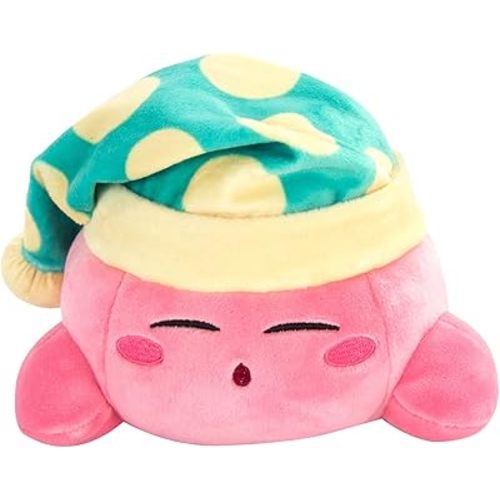 Club Mocchi Mocchi Kirby Plush - Sleeping Kirby Plushie - Easter Basket Stuffers - Squishy Plush - 6 Inch