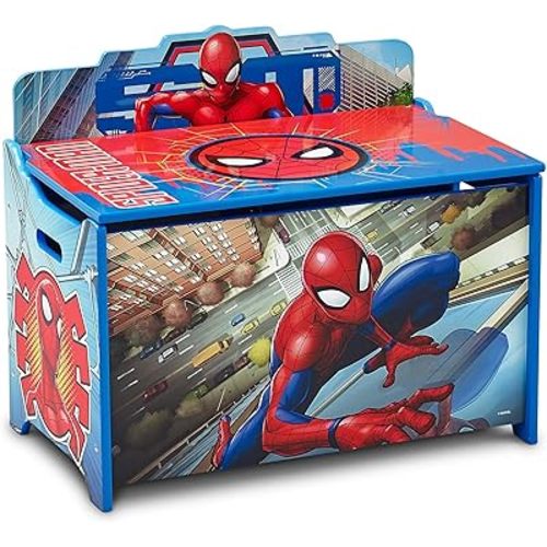 Delta Children Deluxe Toy Box, Spider-Man