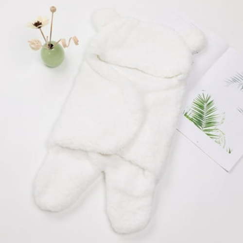 Danhjin Baby Swaddle Blanket | Ultra-Soft Wearable Swaddling Receiving Blanket Plush Ideal for Infants 0-6 Months | Receiving Swaddling Wrap White | Perfect Baby Boys Girls Shower Gift - on Clearance