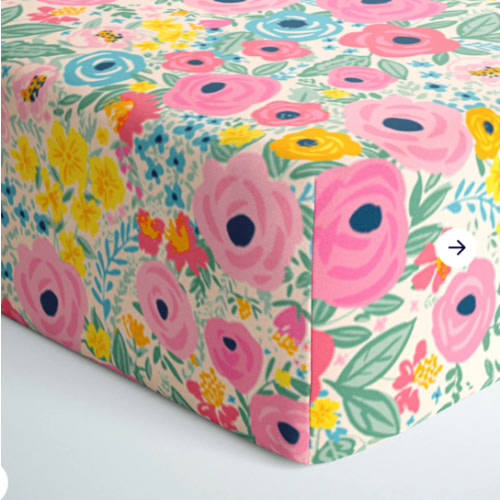 Secret Garden Fitted Crib Sheet - Little Sleepies