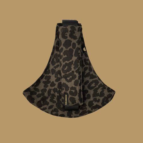 Toddler carrier leopard print grey