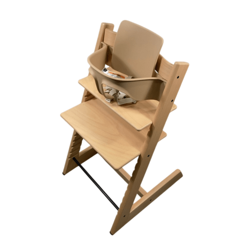Stokke Tripp Trapp High Chair With Baby Set, Natural, 2