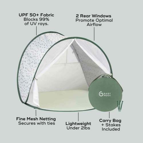 UPF 50+ Baby & Toddler Beach Tent – Anti-UV Sun Shade Shelter | Babymoov