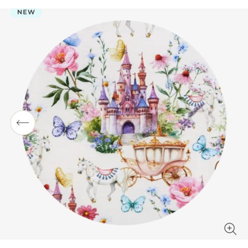 Fairytale Floral Pink Baby Convertible Sleeper | Katrina