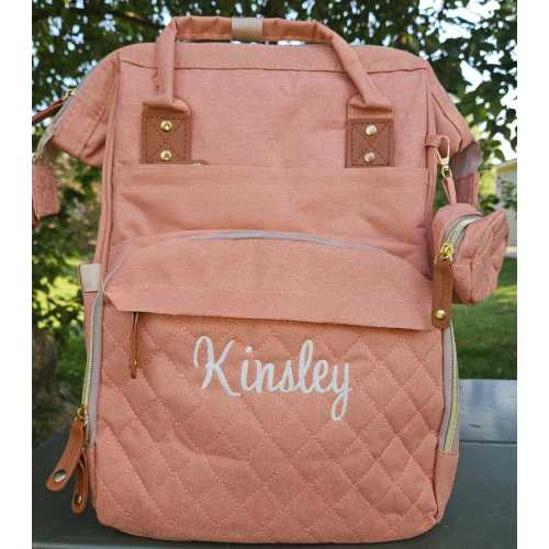 Personalized Diaper Bag Backpack, baby shower gift for Mom, Travel Diaper Backpack Baby Girl, Newborn Gift, maternity organizer diaper bag