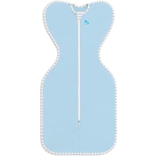 Love to Dream Swaddle, Baby Sleep Sack, Swaddle Up Self-Soothing Swaddles for Newborns, Get Longer N, Snug Fit Helps Calm Startle Reflex, Lite 0.2 Tog Sleep Sack, 13-19 lbs, Blue