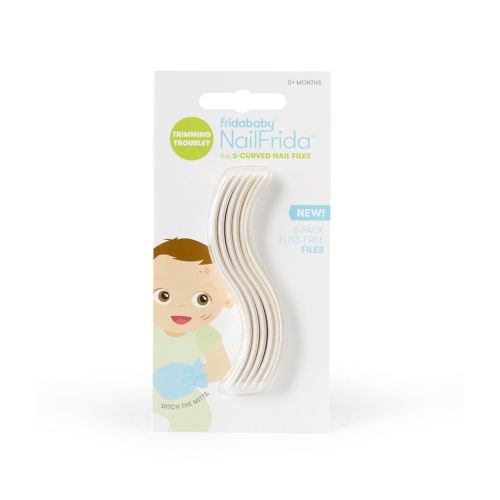 Frida Baby NailFrida The S-Curved Baby Nail Files, Nail Trimmer for Baby, Designed for Small Fingers, 5 Count