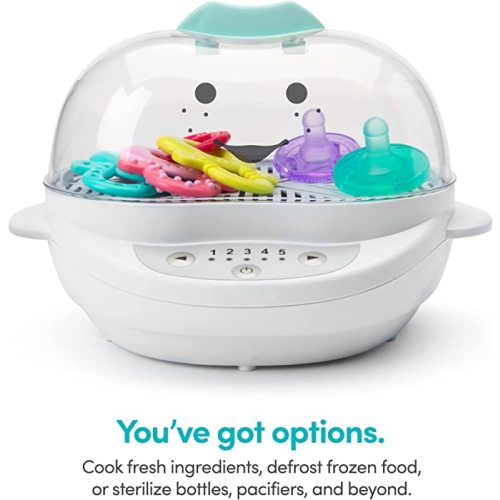 NutriBullet Food Baby Turbo Steamer, 10.63 x 7.21 x 7.56 inches, White