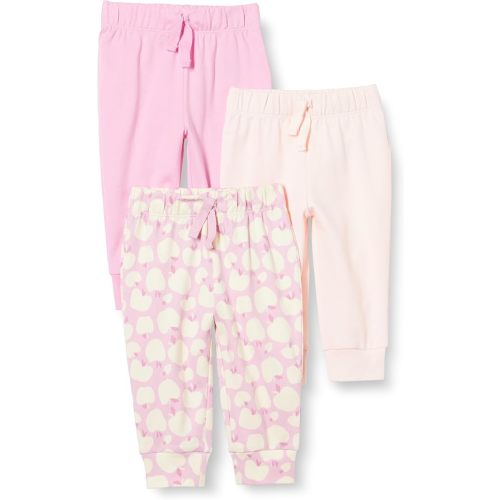 Amazon Essentials Unisex Toddlers and Babies' Cotton Pull-On Pants, Multipacks