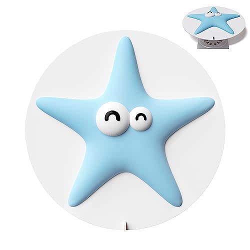 Bathtub Stopper Drain Plug Cover - Silicone Bath Tub Stopper, Shower Drain Cover, Cute Drain Stopper, Flat Drain Plug for Kitchen Sink and Bathtub, Bathtub Accessories, 6 Inches, Blue