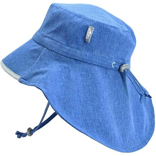 Jan & Jul Neck-Flap Sun Protective Play-Hat 50+ UPF Drawstring Adjustable