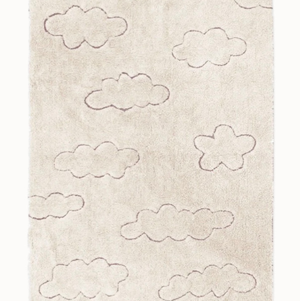 RUGCYCLED WASHABLE RUG CLOUDS