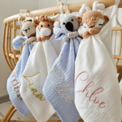 Etsy Personalized Baby Comforter