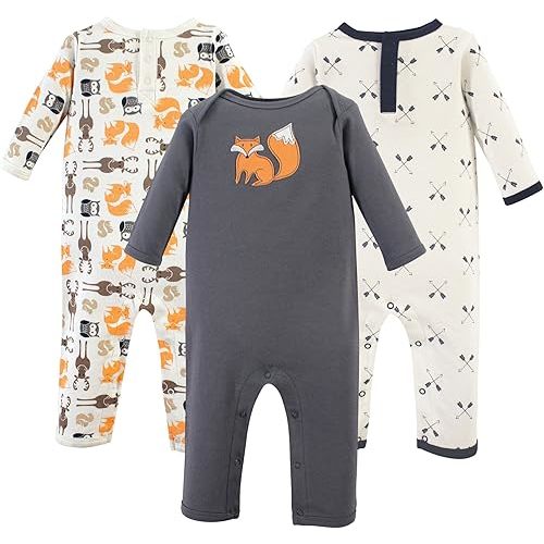 6-9mth Hudson Baby baby-girls Cotton Coveralls